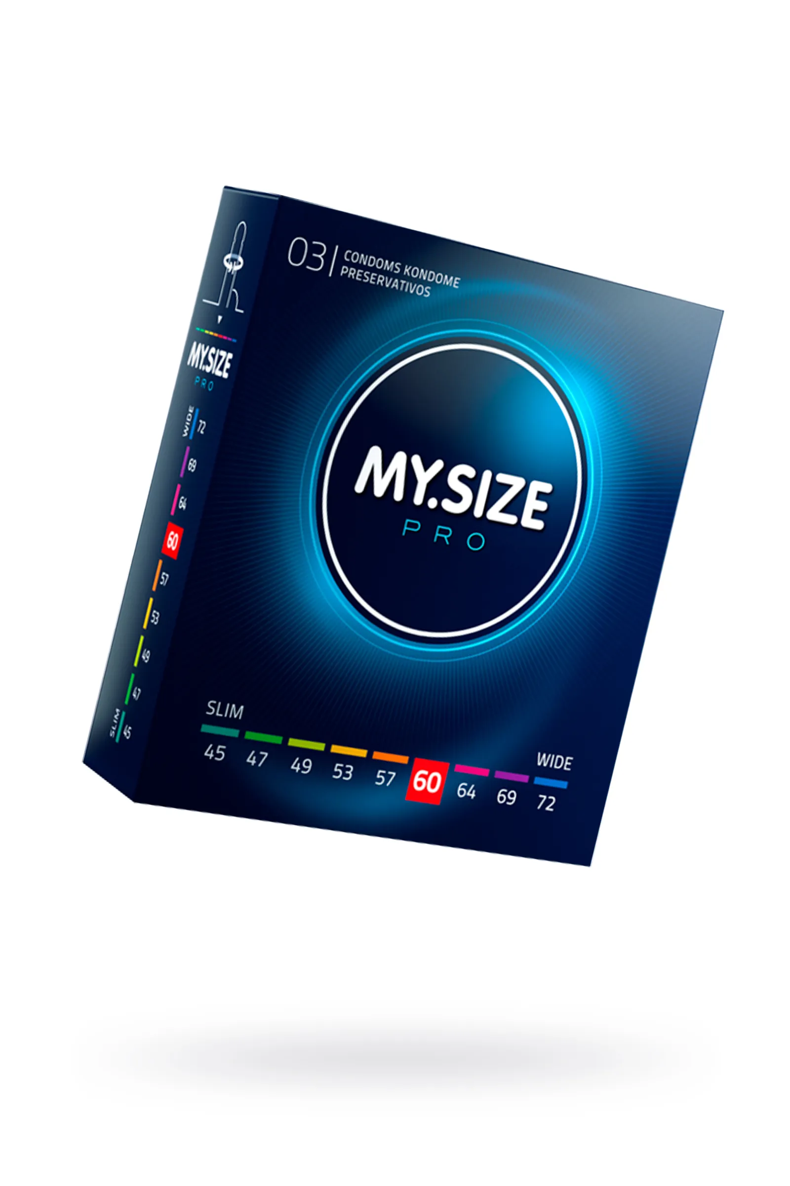 Презервативы My.Size, латекс, 19,3 см, 6 см, 3 шт.