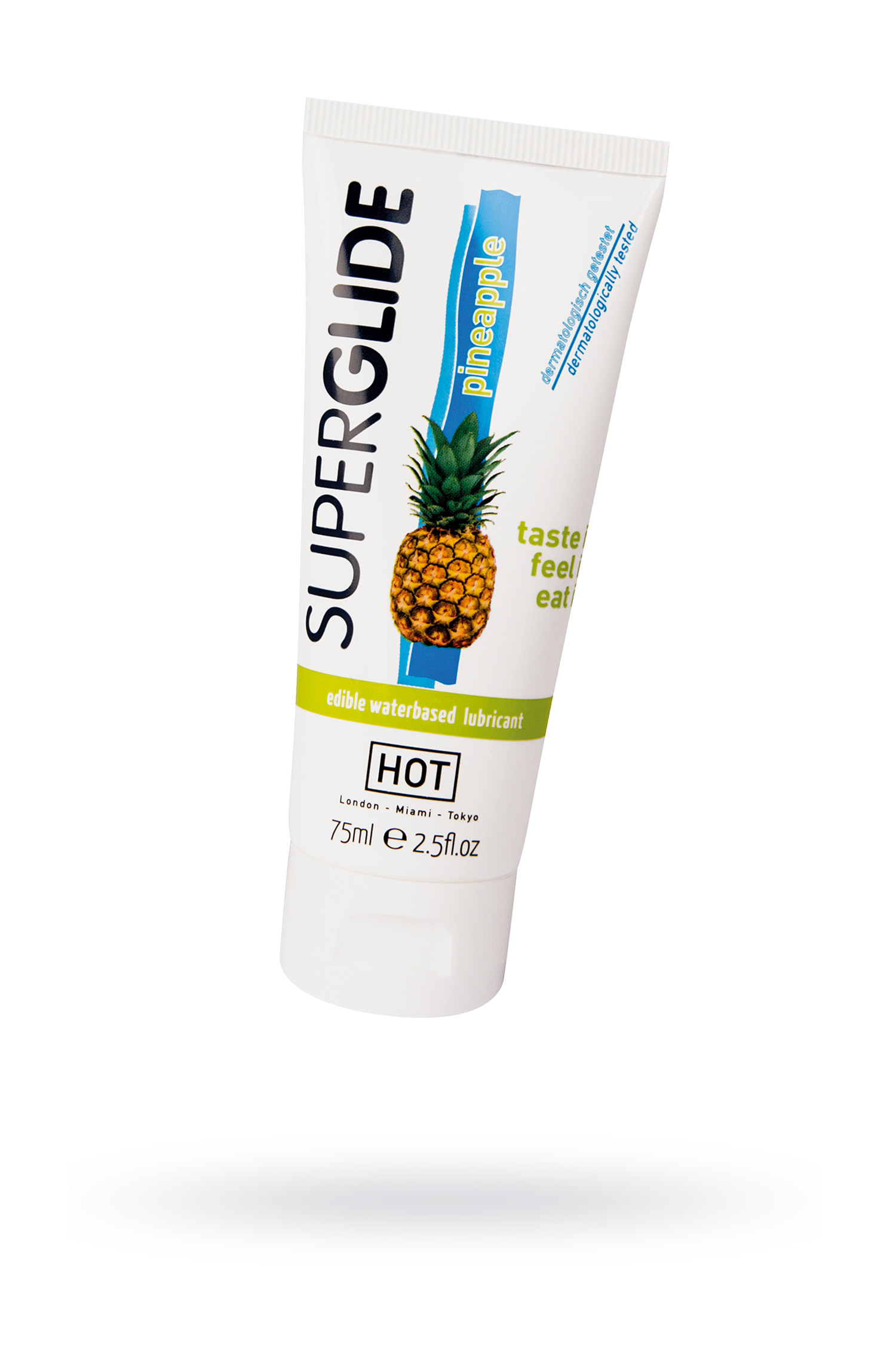 Лубрикант съедобный на водной основе Superglide для орального секса со вкусом ананаса 