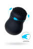 Стимулятор клитора  PPP CURU-CURU BRUSH ROTER,черный, ABS-пластик, 5,5 см