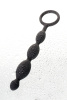 Цепочка анальная TOYFA A-Toys, черная, 13,7 см, Ø 2,3
