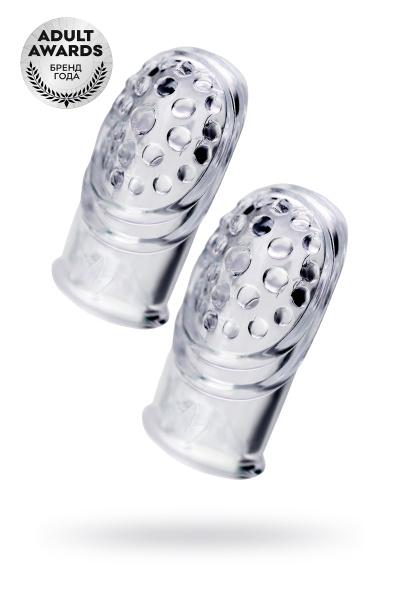 Комплект насадок на палец TOYFA A-Toys Favi, 3,5 см