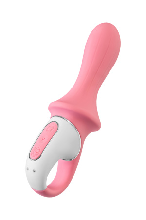 Нереалистичный вибратор Satisfyer Air Pump Booty 5, розовый, 15 см