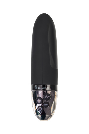 Вибратор Mystim Sleak Freak с электростимуляцией,силикон, черный, 14,5 см