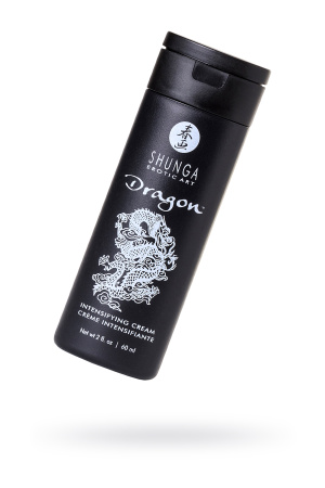 Усиливающий крем для пар Shunga Dragon, возбуждающий эффект «ледяного огня», 60 мл