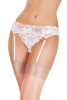 Комплект эротический: пояс для чулок и трусики кружевные (46-48)