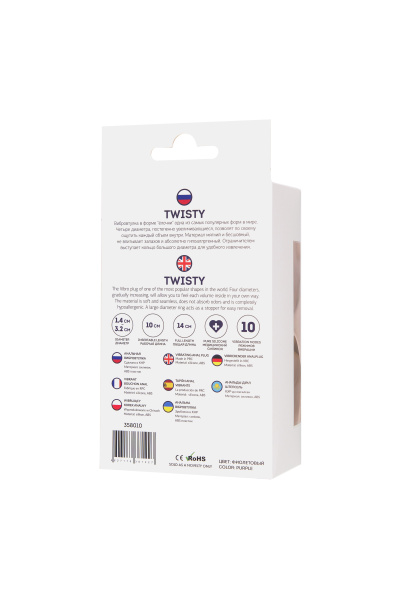 Анальная втулка ToDo by Toyfa Twisty,Ø 3,2 см