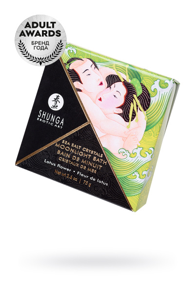 Соль для ванны Shunga  Bath Salts Lotus Flower «Цветок лотоса» 75 гр