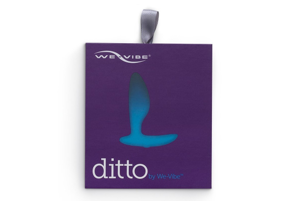 Вибровтулка анальная WE-VIBE Ditto синий,силикон,8,8 см.