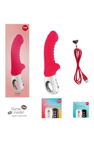 Вибратор Fun  Factory Tiger G 5, красный, 21 см, Ø 4