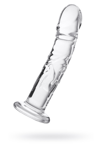 Фаллоимитатор Sexus Glass,стекло, прозрачный , 19,5 см
