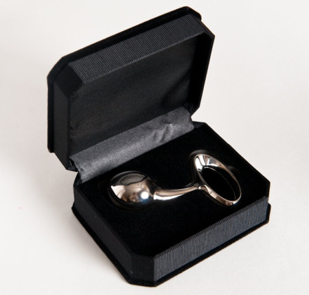 Анальная втулка TOYFA Metall, Серебристая, 6,0 см, Ø 3,0