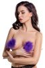 Пэстис Erolanta Lingerie Collection круглые с пухом, фиолетовый