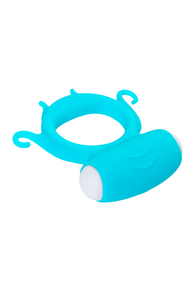 Виброкольцо на пенис TOYFA A-Toys Sair, силикон, голубое, Ø 2,6 см