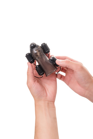 Многофункциональный тренажер для мужчин Erotist Hero 5, ТРЕ, черный, 10,5 см