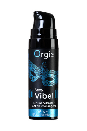 Гель для массажа Orgie Sexy Vibe Liquid Vibrator с эффектом вибрации, 15 мл