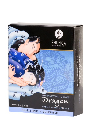 Усиливающий  крем  для пар Shunga  Dragon Sensitive , эффект «ЛЕДЯНОГО ОГНЯ», 60 мл  