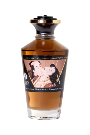 Массажное масло возбуждающее Shunga Пьянящий шоколад,  натуральное 100 мл