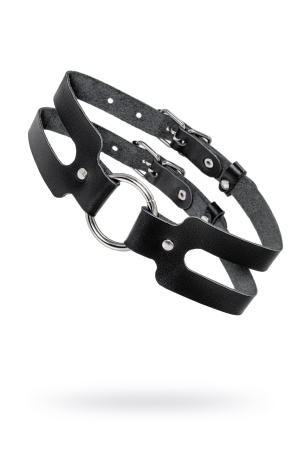 Чокер-ошейник Pecado BDSM, из двух ремешков, чёрный