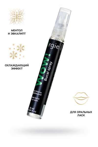 Оральный спрей с охлаждающим эффектом Orgie WOW! Blowjob Spray, мятный, 10 мл