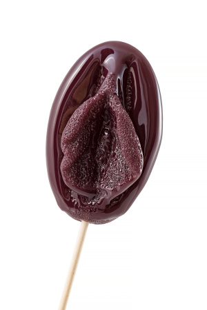 Леденец Sosuчki «Вагинка Whiskey and cola», черная, 50 гр.