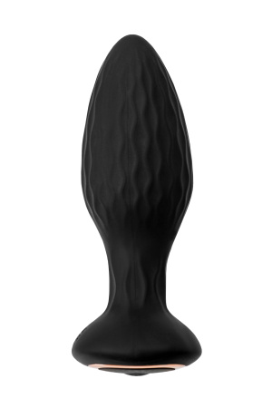 Анальная вибровтулка с ротацией POPO Pleasure Tucana, с управлением от приложения и пульта, силикон
