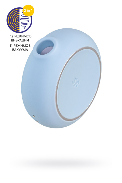 Вакуумный стимулятор клитора Satisfyer Pro To Go 3, голубой