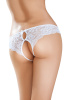 Трусики  эротические кружевные, белые, (46-48)