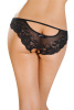 Трусики эротические кружевные, черные, (50-52)