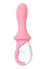 Нереалистичный вибратор Satisfyer Air Pump Booty 5, розовый, 15 см