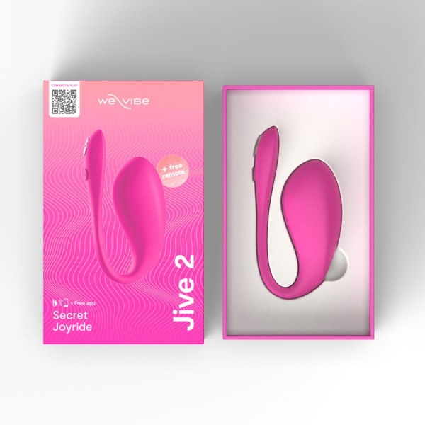 Виброяйцо WE-VIBE Jive 2 розовый,силикон,10 см.