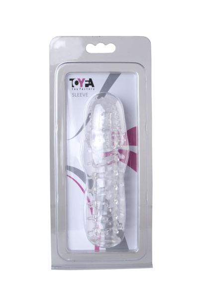 Насадка Toyfa, Прозрачная, 8 см, Ø 2,5