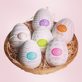 Яйцо-мастурбатор Tenga в ассортименте,ТПЭ,7 см
