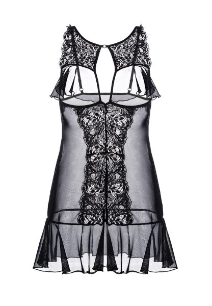 Комбинация Erolanta Lingerie Collection с открытой грудью (42-44)